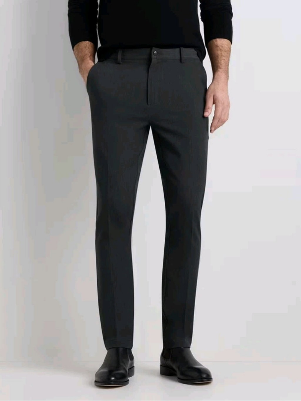 Quince Mens Ultra Stretch 24/7 Smart Chino Pants 30x28 Dark Charcoal